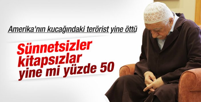Cemaat Fethullah Gülen'i sansürledi