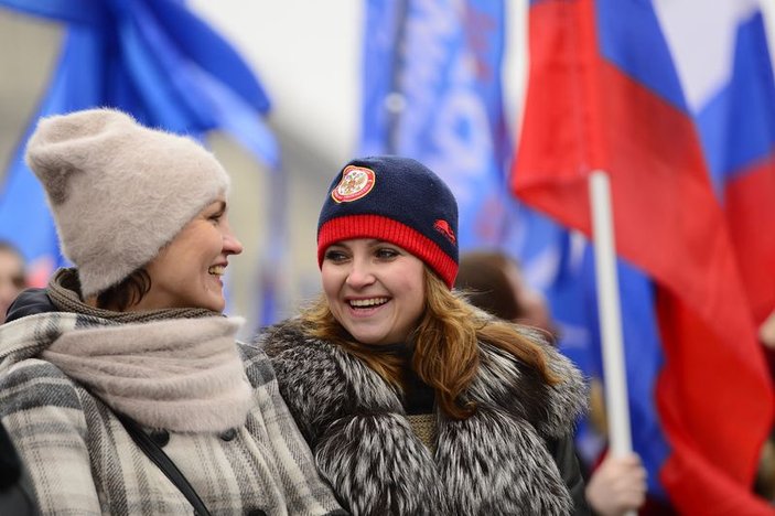 Moskova'da 'Ulusal Birlik Günü' yürüyüşü