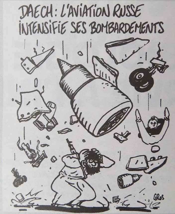 Charlie Hebdo Mısır’da düşen uçakla dalga geçti