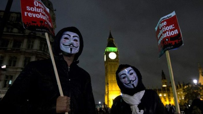 BBC Londra'da 1 Milyon Maske eylemini canlı vermedi
