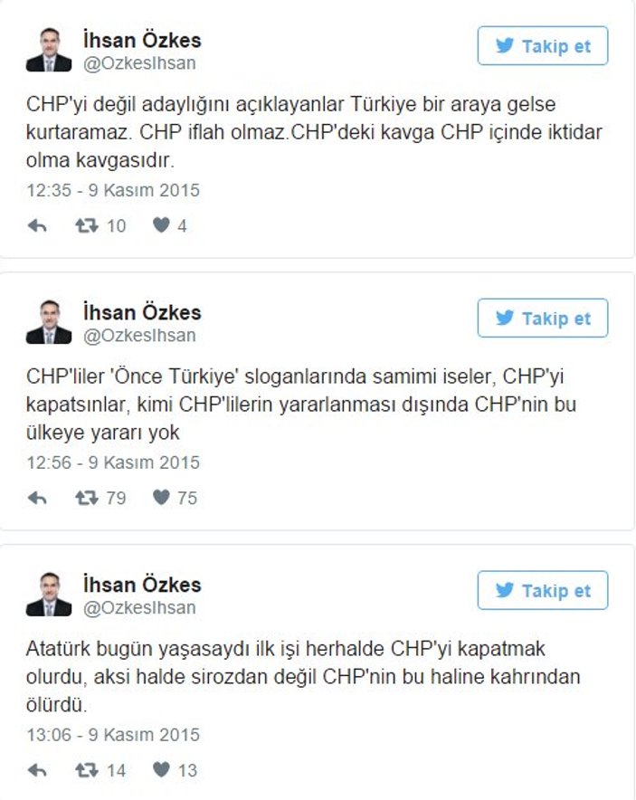 İhsan Özkes'ten Atatürk ve CHP yorumu