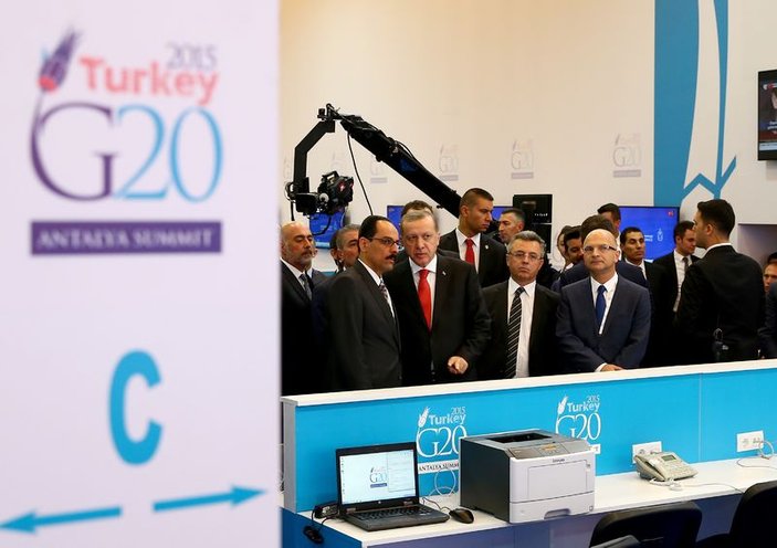 Erdoğan G20 öncesi incelemelerde bulundu İZLE