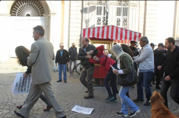 İzmir'de Silvan'ı protesto eylemi