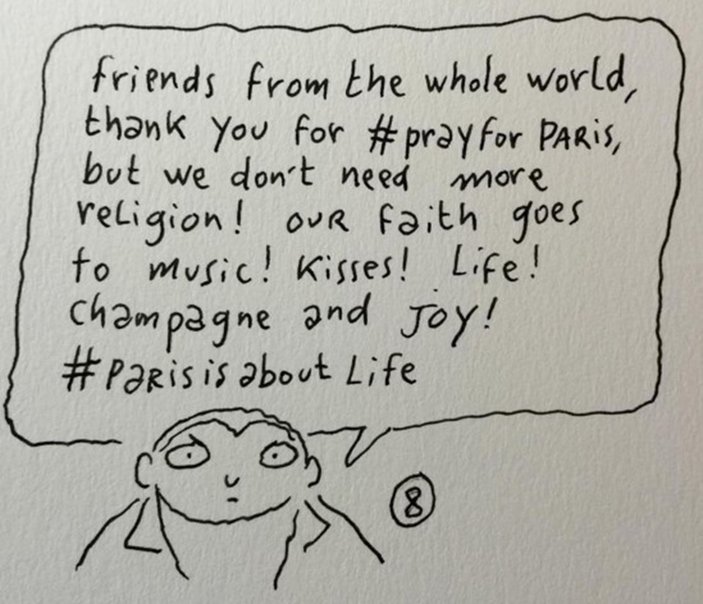 Charlie Hebdo çizerinden Paris yorumu