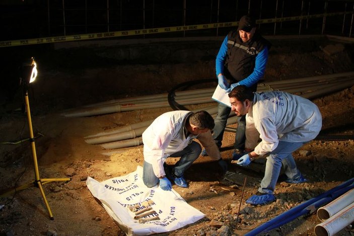Taksim Meydanı'nda insan kemikleri bulundu
