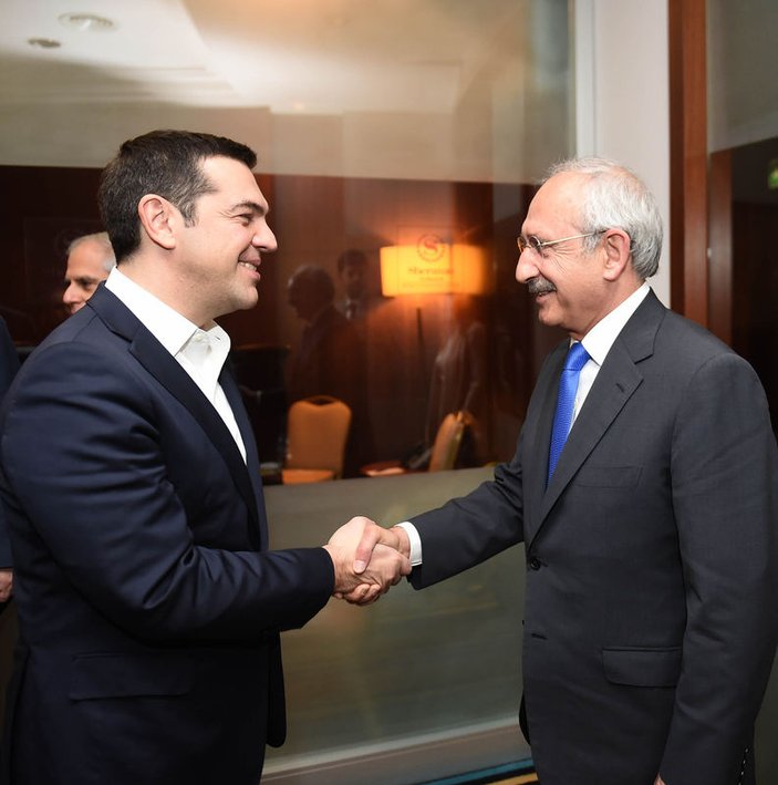 CHP Lideri Kılıçdaroğlu Çipras ile görüştü