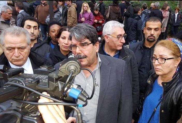 Salih Müslim Paris'te terör anmasında görüntülendi