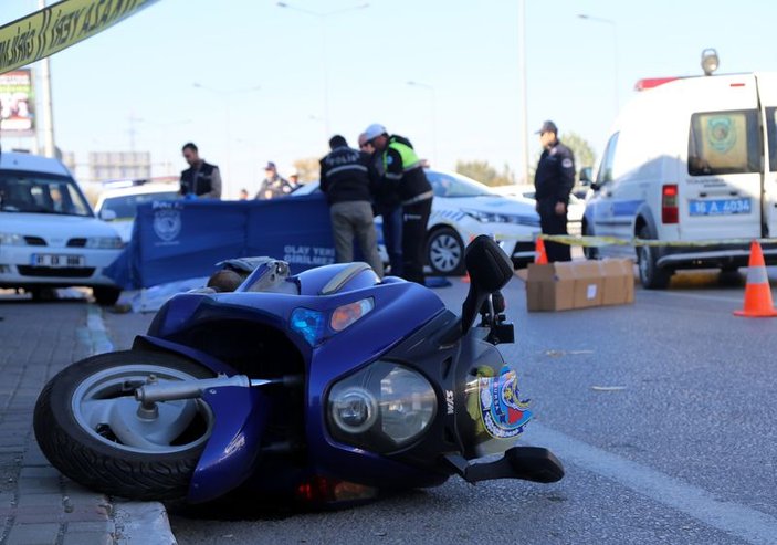 Bursa'da motosikletli polis trafik kazasında şehit oldu