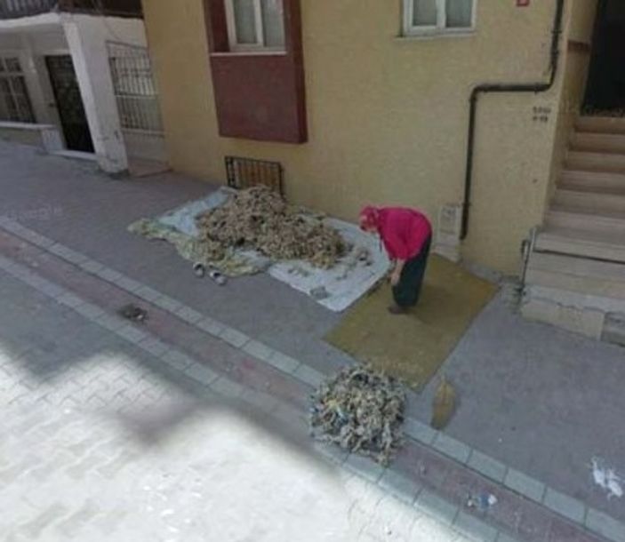 Google'ın kamerasına yakalanan Türkler