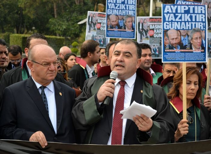 Adanalı avukatlardan Sözcü manşetiyle protesto