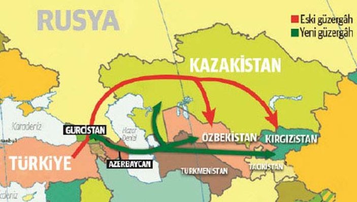 Azerbaycan Türk tırlarına kapılarını açtı
