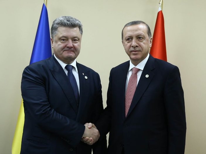 Cumhurbaşkanı Erdoğan Ukraynalı mevkidaşıyla görüştü