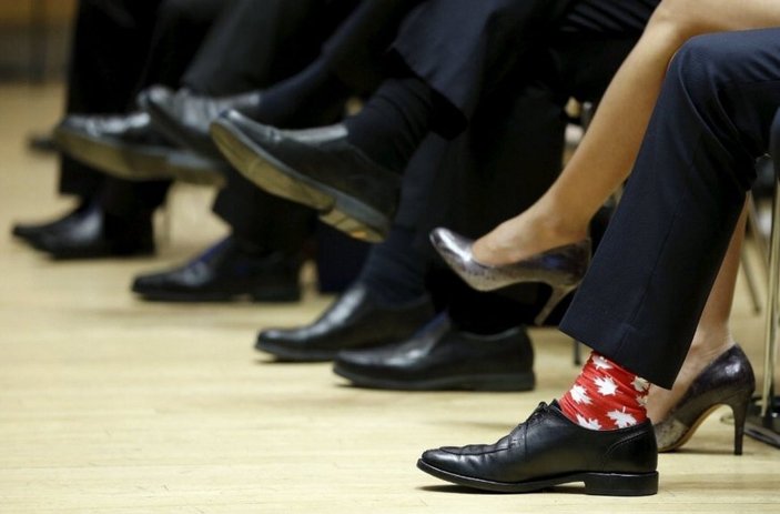 Kanada Başbakanı Trudeau'nun kırmızı çorapları