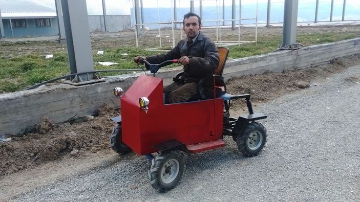 Tosmobil isimli aracının yeni modeli yapıldı