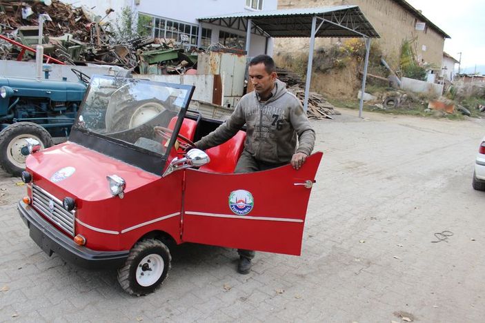 Tosmobil isimli aracının yeni modeli yapıldı