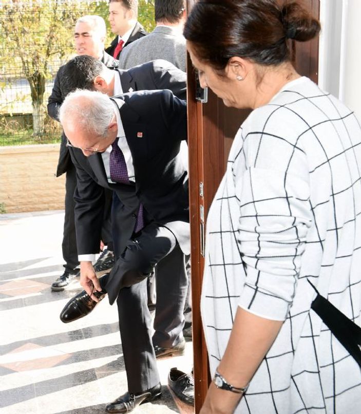 CHP'liler Tahir Elçi'nin evini ziyaret etti