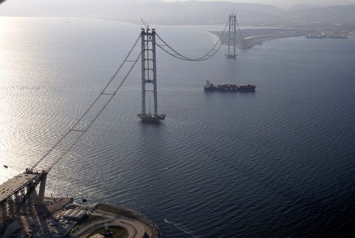 İzmit Körfez Geçişi Asma Köprüsü nisanda açılıyor