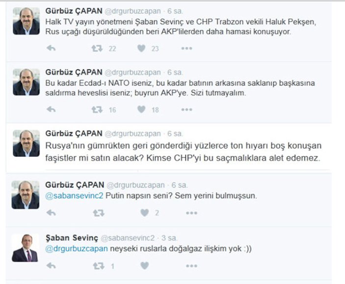 CHP'li başkanla Halk TV müdürü küfürleşti