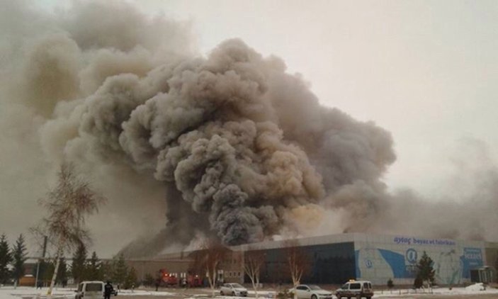 Çankırı'da dev tesiste yangın
