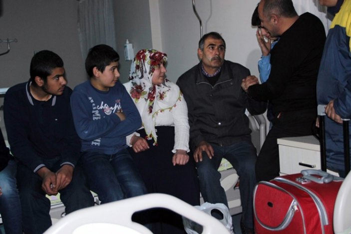 PKK'lılardan kaçan aile hastaneye sığındı