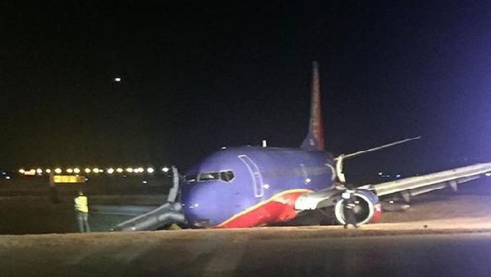 ABD’de uçak pistten çıktı: 4 yaralı