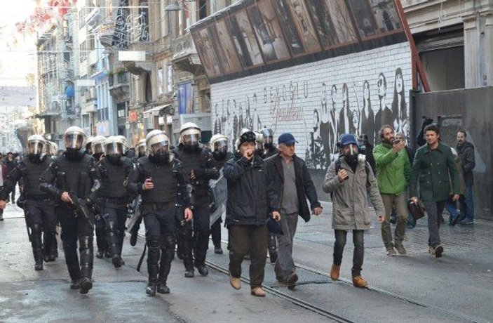 Galatasaray Meydanı'nda polis müdahalesi