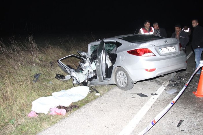 Çatalca'da trafik kazası: 1 ölü 4 yaralı