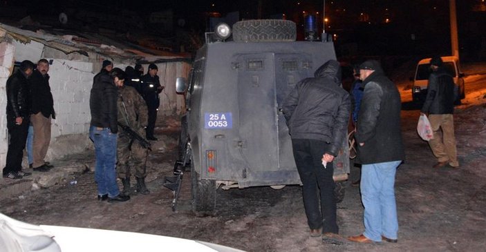 Erzurum'da teslim olmak istemeyen adam dehşet saçtı