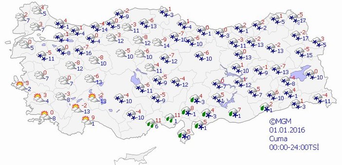 Çarşamba günü İstanbul'a kar geliyor