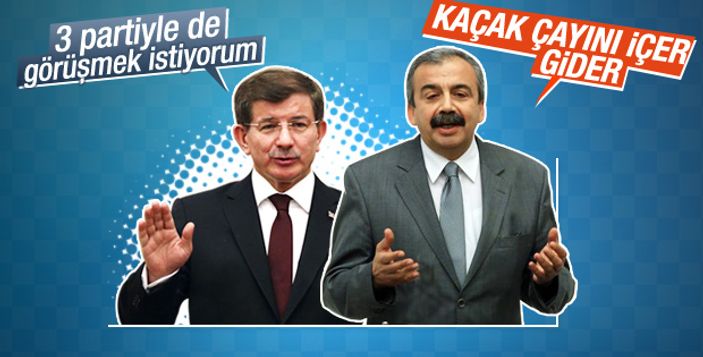 Davutoğlu'ndan HDP'li Önder'e: Git çayını Kandil'de iç