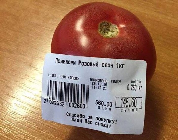 Rusya'da domatesin tanesi 6 TL'den satılıyor