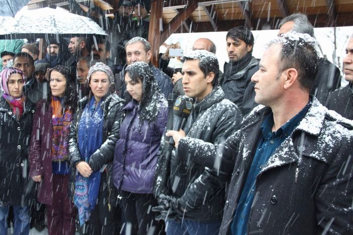 HDP'nin Cizre eylemine kar engeli