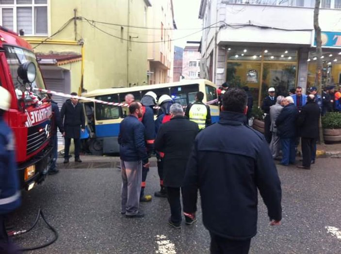 Sarıyer'de minibüs kazası: 1 ölü