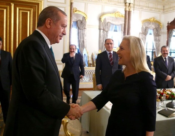 Cumhurbaşkanı Erdoğan ABD heyetiyle görüştü