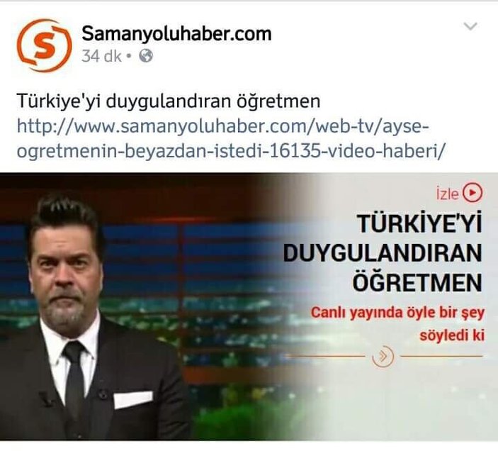 Beyaz'a bağlanan sahte öğretmen STV'yi duygulandırdı