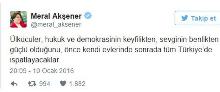 Meral Akşener'den Devlet Bahçeli'ye yanıt