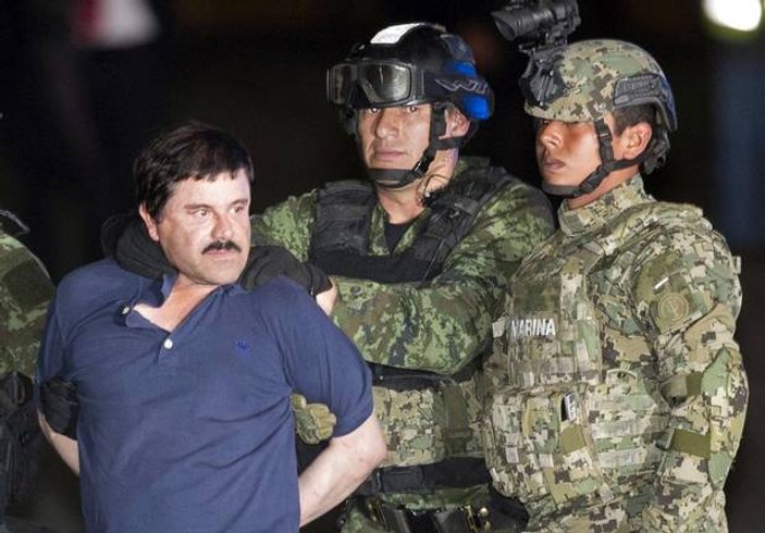 Meksikalı uyuşturucu baronu El Chapo'nun evine baskın anı