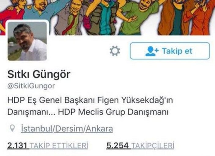 Yüksekdağ'ın danışmanı Güngör PKK saldırısını kutladı
