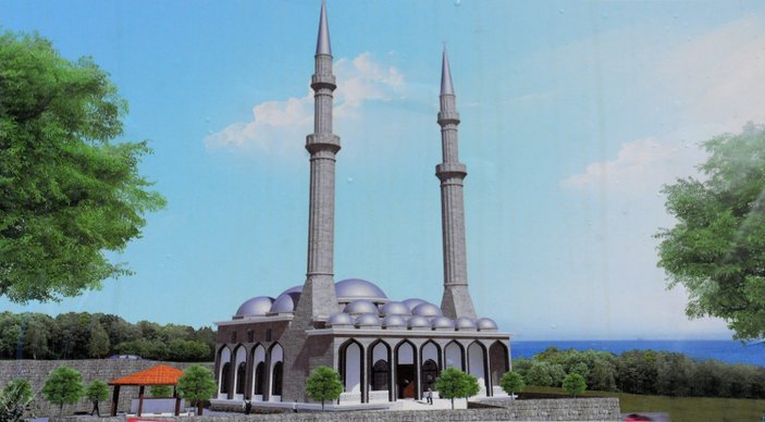 Bursa Çamlıtepe Camii'nin temeli atıldı