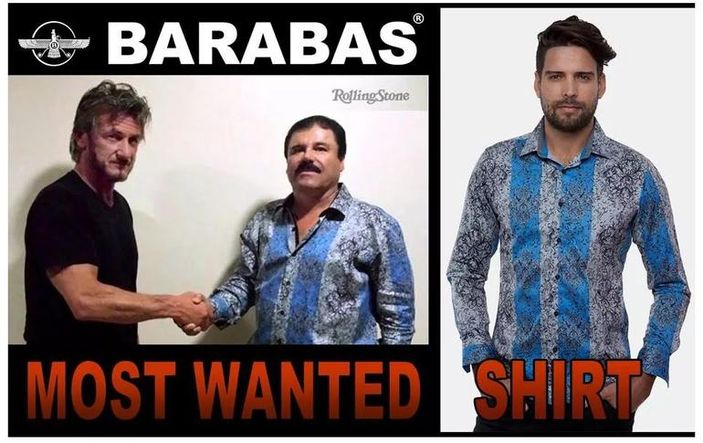 Meksikalı uyuşturucu baronunun gömleği yok satıyor