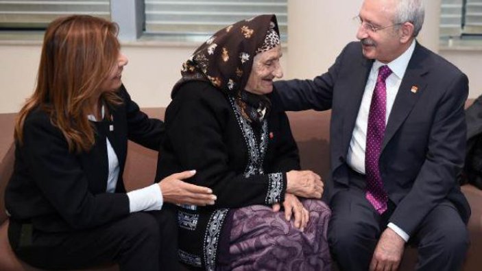 En yaşlı CHP'li Kılıçdaroğlu'nu ziyaret etti