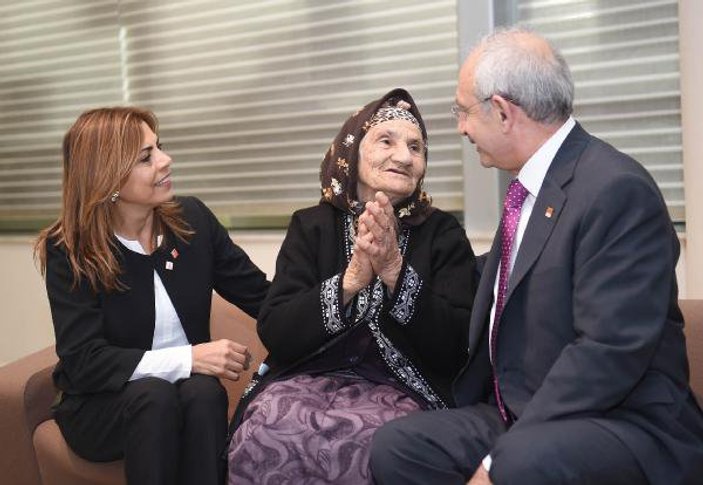 En yaşlı CHP'li Kılıçdaroğlu'nu ziyaret etti