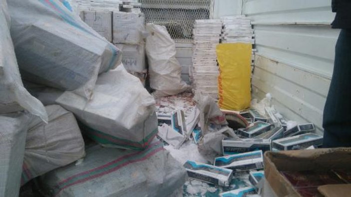 Bitlis’te 105 bin 570 paket kaçak sigara ele geçirildi