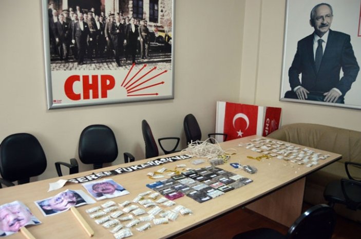 CHP’ye binasına kaset bıraktılar