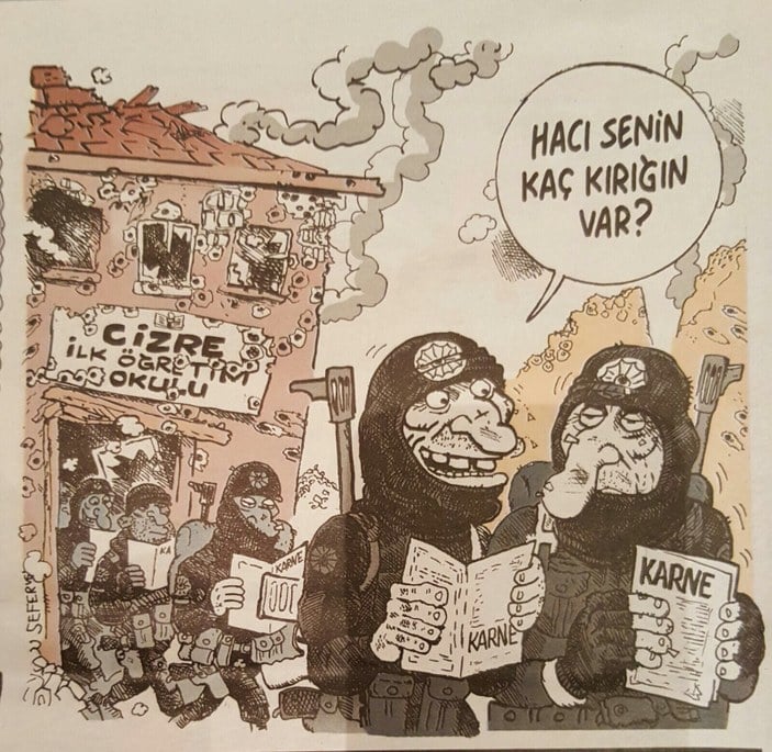 Terör sevici karikatüristlerin hain mizah anlayışı
