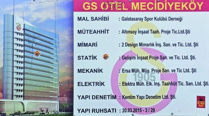 Mecidiyeköy'de yapımı süren Galatasaray Oteli satılacak