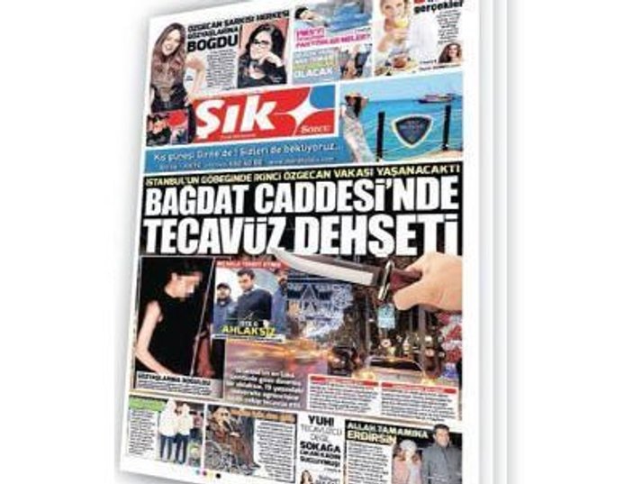 Sözcü Gazetesi tecavüz haberini magazin ekinden verdi