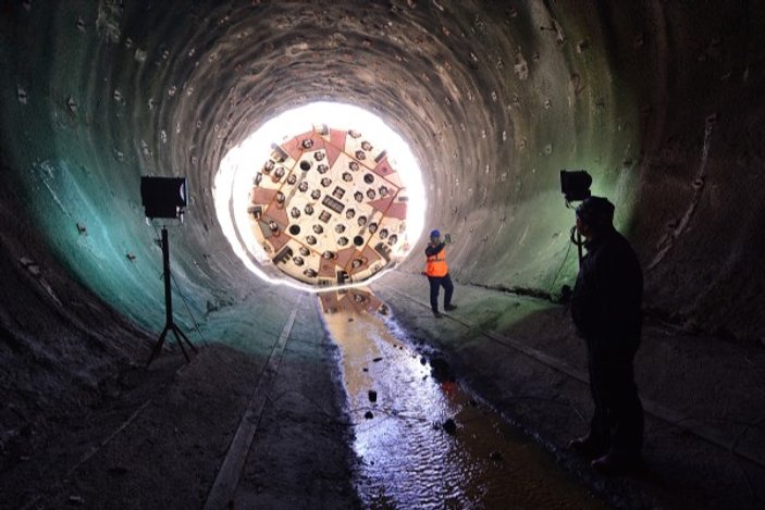 En uzun demiryolu tünelinde çalışmalar hızlanacak
