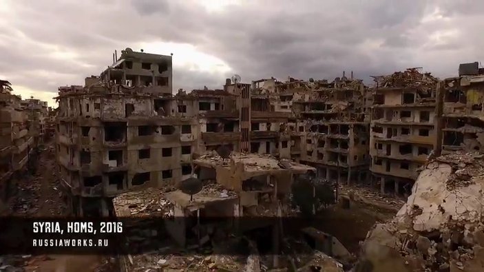 Suriye drone ile görüntülendi