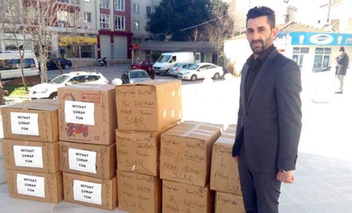 Kürt işadamı Sur'daki polislere yardım malzemesi gönderdi